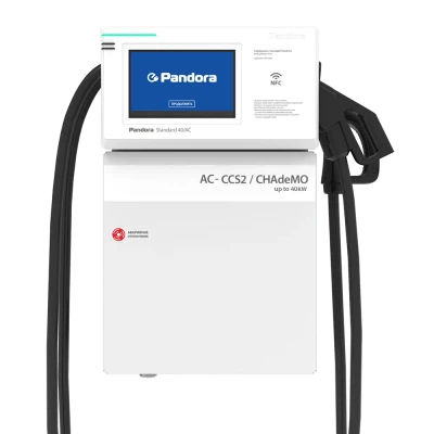 Зарядная станция Pandora Standard 40/22 CCS2 Combo2 + CHAdeMO + розетка Type-2
