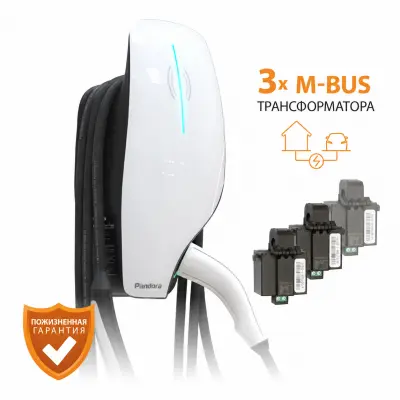 Зарядная станция Pandora Wall-E TT 22 кВт со следящим режимом